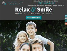 Tablet Screenshot of dentistcoloradosprings.com